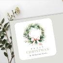 Search for mistletoes stickers Modern elegant