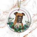 Search for white boxer christmas tree decorations Animal