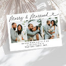 Search for our first married christmas cards Minimal