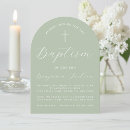 Search for modern calligraphy christening invitations Simple