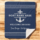 Search for welcome home blankets Boat owner