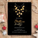 Search for gold glitter christmas invitations Stars