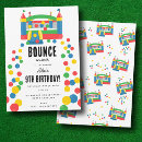 Search for trampoline park invitations Colourful