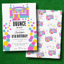 Search for bouncy castle party invitations Children