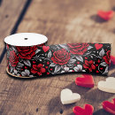 Search for black red white ribbon Floral