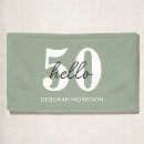 Search for 50th birthday party decor Typography