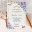 Search for blue gold quinceanera invitations Mexican spanish latina
