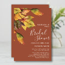 Search for rustic fall bridal shower invitations Botanical