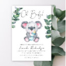 Search for koala bear baby shower invitations We can bearly wait