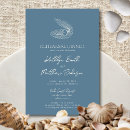 Search for ocean rehearsal dinner invitations Dusty blue