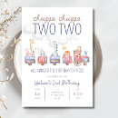 Search for all aboard the train birthday invitations Chugga chugga choo choo