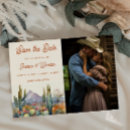 Search for desert save the dates Burnt orange