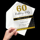 Search for 60 design invitations Black and gold