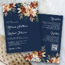 Search for terracotta and navy wedding invitations All in one