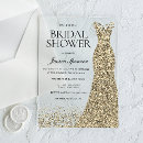Search for acrylic bridal shower invitations Gold