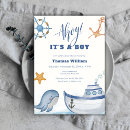 Search for sailboat baby boy shower invitations Summer