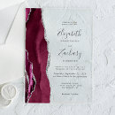 Search for burgundy and silver invitations Modern