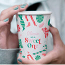 Search for christmas paper cups First birthday