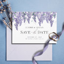 Search for purple save the dates Watercolor