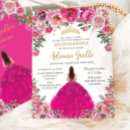 Search for black hot pink quinceanera invitations For kids