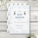 Search for bunny baby boy shower invitations Peter rabbit