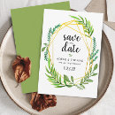 Search for foliage wedding save the dates Gold