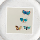 Search for blue butterfly napkins Watercolor