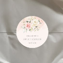 Search for floral birthday party stickers Watercolor