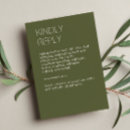 Search for moss green invitations Typography