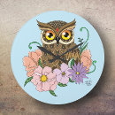 Search for vintage owl clocks Flowers