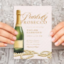 Search for glamorous bridal shower invitations Pearls and prosecco