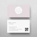 Search for soft business cards Blush pink