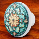 Search for stained glass knobs and pulls Vintage