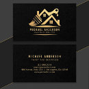 Search for black and gold business cards Contractor