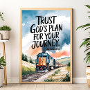 Search for trust in god art Watercolor