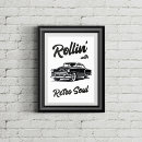 Search for black and white car posters Retro