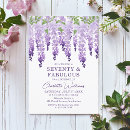 Search for seventy and fabulous invitations Modern