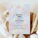 Search for peace sign invitations Boho