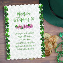 Search for irish birthday invitations Clover
