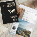 Search for unique destination wedding invitations World map