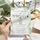 Search for green baby boy shower invitations Watercolor