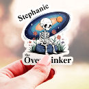 Search for overthinking stickers Introvert