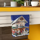 Search for old fashioned christmas tea towels Vintage