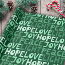 Search for joy christmas wrapping paper Typography
