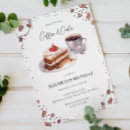 Search for cake and coffee invitations Modern