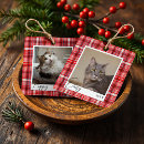 Search for plaid christmas tree decorations Pet
