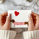Search for dachshund valentines day cards Heart