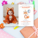 Search for fox 1st birthday invitations Kids birthday party