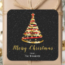 Search for gold tree stickers Red and gold