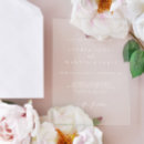 Search for transparent invitations Calligraphy